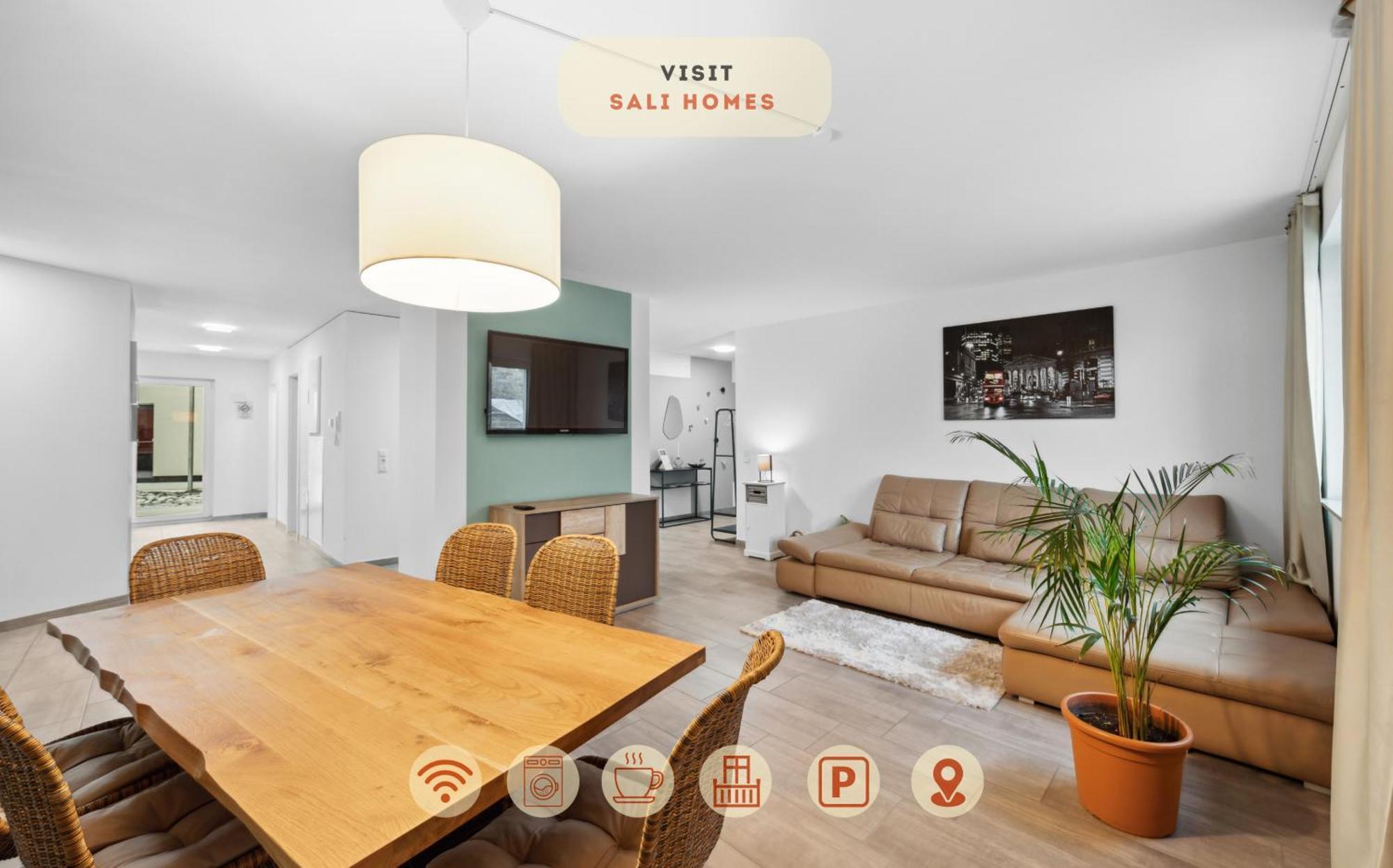 Sali Homes Spacious Apartment With Terrace In City Center Bayreuth Bagian luar foto
